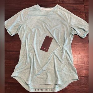 Lululemon License to Train t-shirt. Mint green.